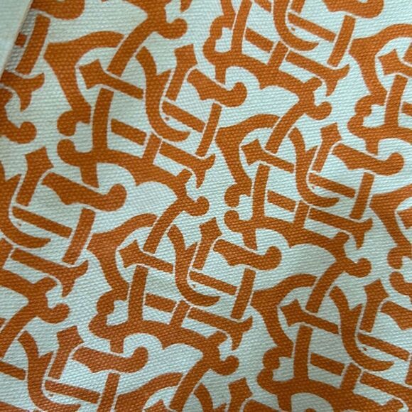 Tory Burch canvas tote bag orange cream - Picture 5 of 7